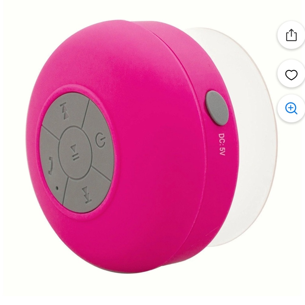 Vibrant Pink Bluetooth Speaker